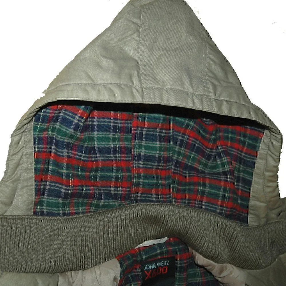 John Weitz Safari Jacket Sz 8 Vtg X600 Hood - Picture 4 of 11